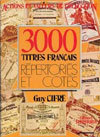3000 titres français répertoriés et cotés