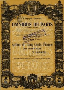 action de bourse omnibus de paris